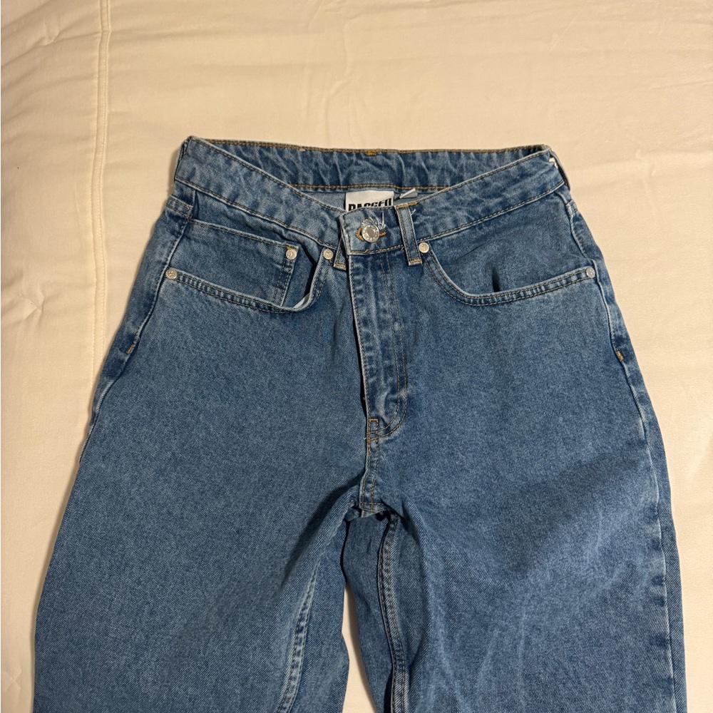 Ragged Priest High Rise Ripped Blue Jeans - Picture 2 of 2